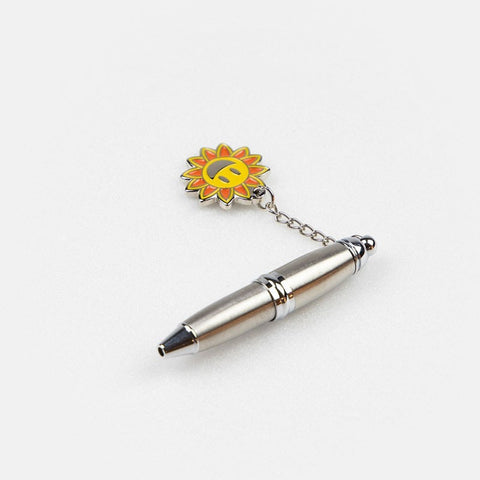 mini penna bomboniera con ciondolo sole