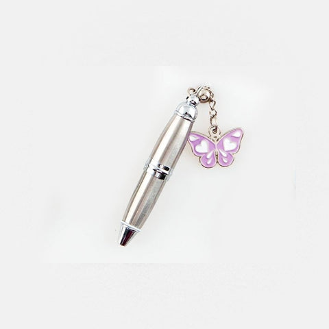 mini penna bomboniera con farfalla