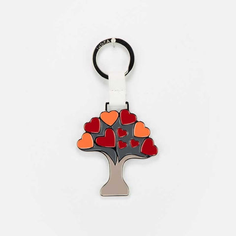 PORTACHIAVI SMALTATO ALBERO DELLA VITA COLORATO