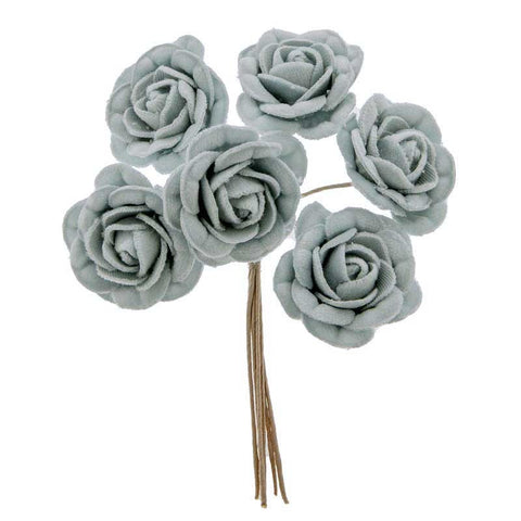 fiori per bomboniere fai da te rosellina celeste