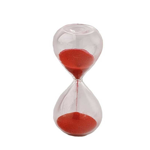 clessidra sabbia rossa bomboniere laurea fai da te