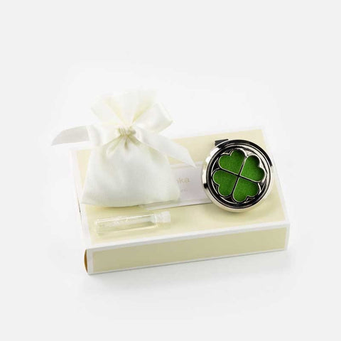 profumatore calamita per auto a forma di quadrifoglio