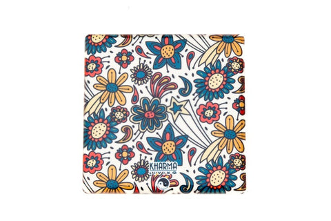 bomboniere calamita con decoro floreale