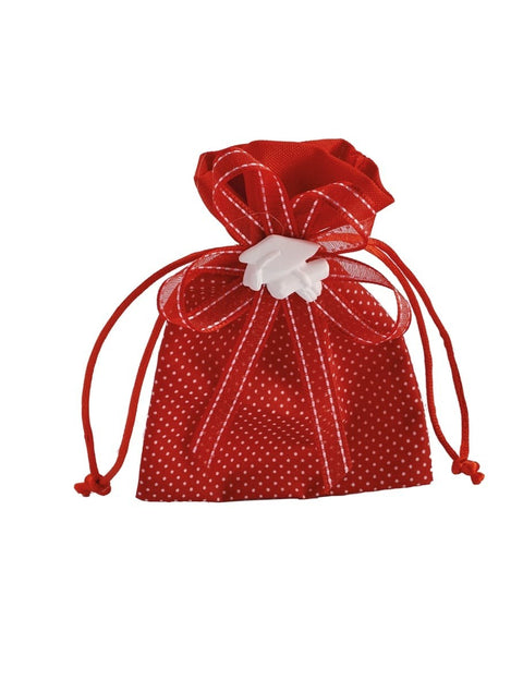 sacchetto rosso pois laurea con gessetto tocco