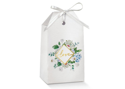 TAG 5.5X3.5X10 CM GREEN BOMBONIERE PORTACONFETTI