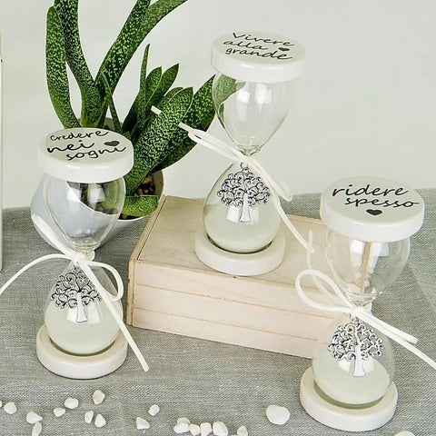 Clessidre in vetro idea bomboniere originale per il tuo