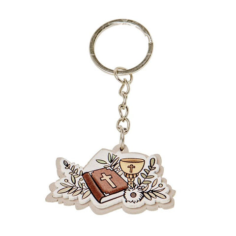 Portachiavi calice Idee Bomboniere comunione Particolari