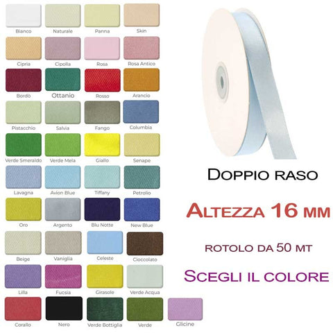 Nastro doppio raso 16mm x 50mt