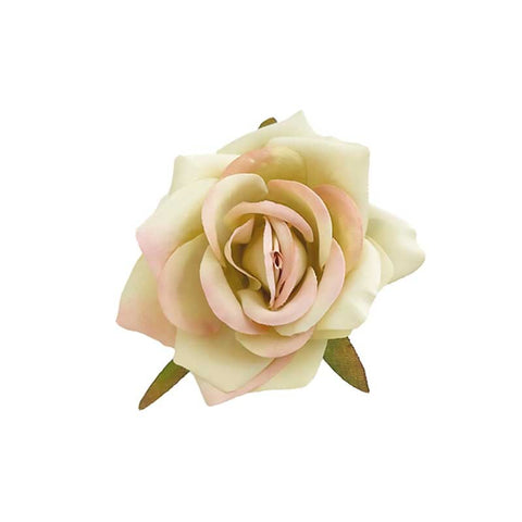 fiore artificiale elegante rosa sfumata cipria per decorare