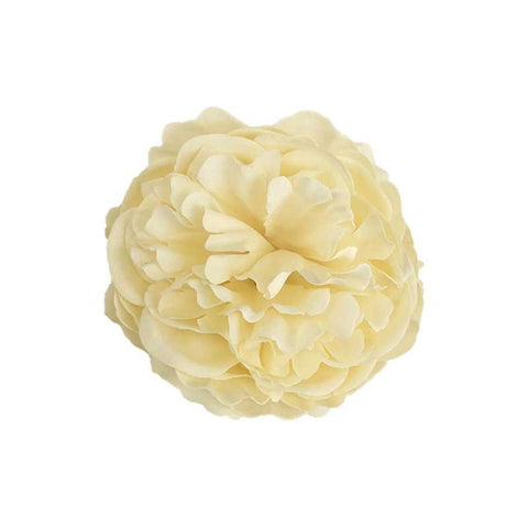 Fiore di Peonia panna in tessuto per Bomboniere fai da te