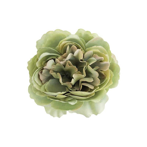 Peonia di tessuto color verde ideali per confezionamento