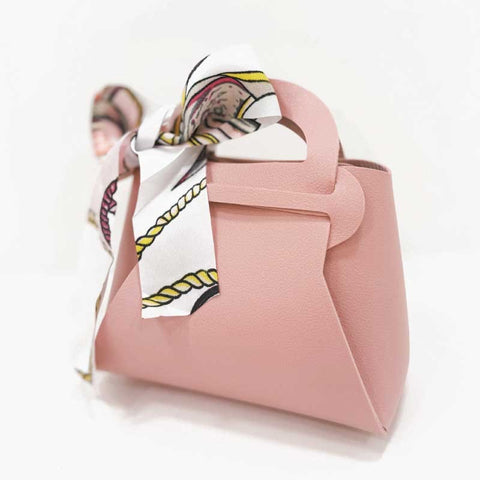 Bomboniere A Forma Di Borsetta Portaconfetti Colore Rosa con