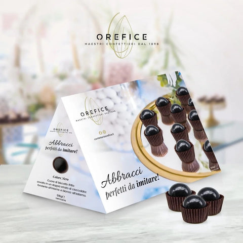 Confetti Orefice Abbracci Nero 500gr