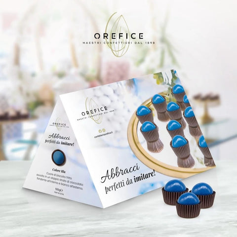 Abbracci Orefice Blu 500gr Confetti Artigianali