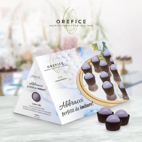 Confetti Abbracci Lilla 500gr Confetteria Orefice