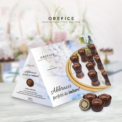 Confetti Orefice Abbracci Marrone 500gr