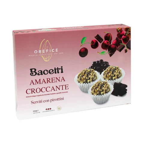 Bacetti Amarena Croccante 500gr Orefice Confetti