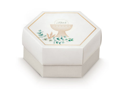 Scatolina Esagonale Prima Comunione