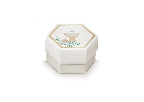 Scatola Esagonale Prima Comunione 6x4