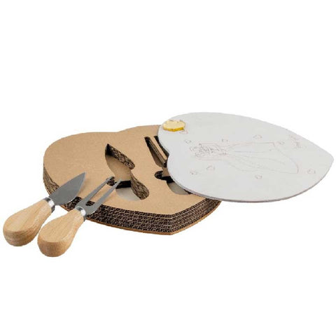 Bomboniere matrimonio utili set formaggi sposi con scatola a