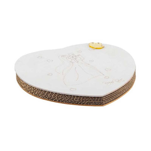 Bomboniere matrimonio utili set formaggi sposi con scatola a