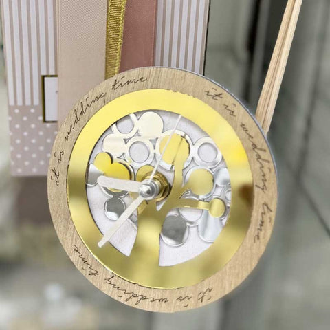 Profumatore Albero della Vita in Plexiglas e Legno Un Orologio