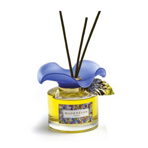 Diffusori in Vetro con Fiore Blu: Idee Bomboniere Matrimonio