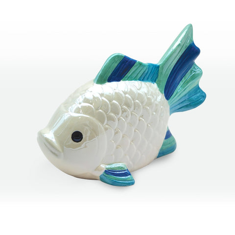 BOMBONIERE PESCIOLINI PORCELLANA LUCIDA PER COMUNIONE