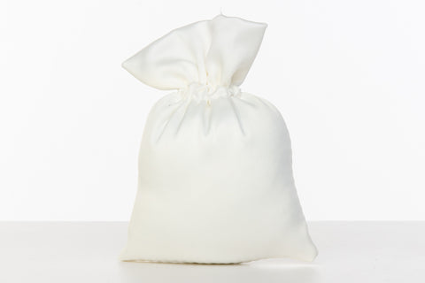 Sacchetto Raso Avorio Portaconfetti - Eleganza e Stile