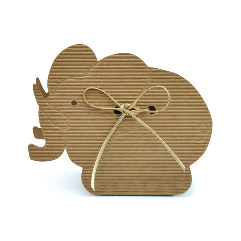 10 pezzi scatola portaconfetti elefante