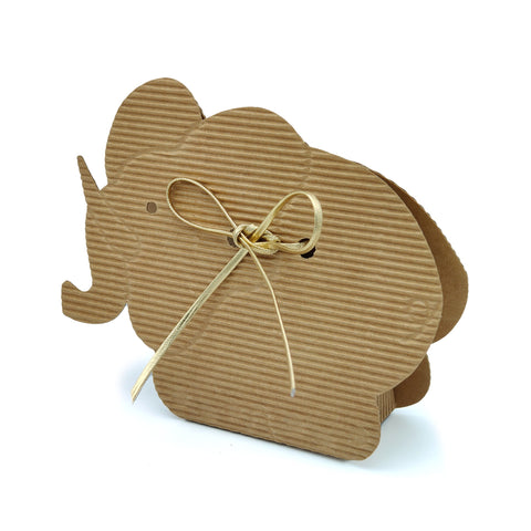 10 pezzi scatola portaconfetti elefante