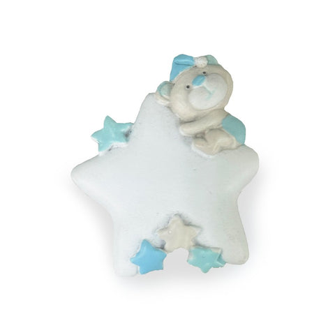 12 pezzi calamita stella con Orsetto celeste
