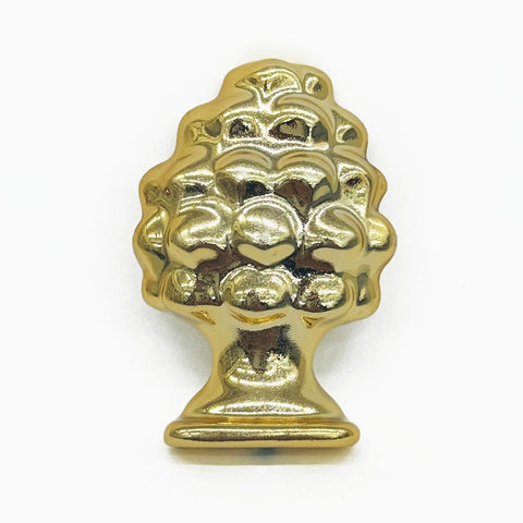 24 pezzi pigna in porcellana oro con magnete