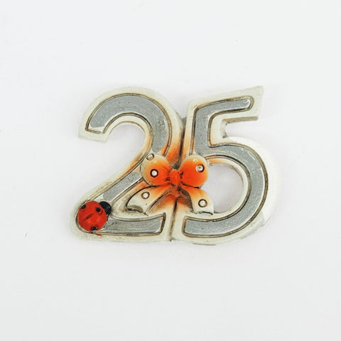 CALAMITA NR25 CON FIOCCO E COCCINELLA