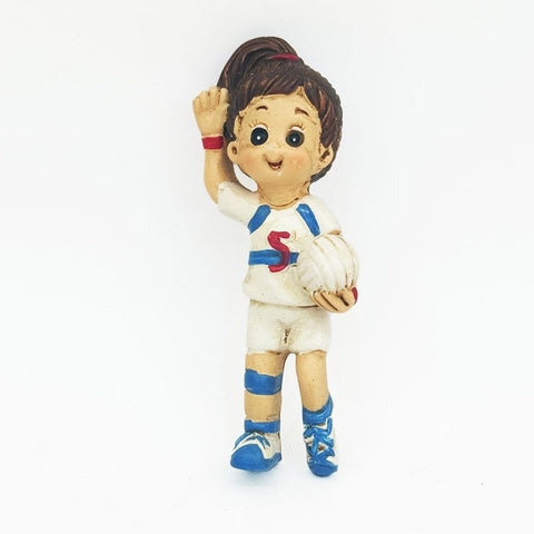 12 PEZZI RAGAZZA PALLAVOLISTA CON CALAMITA