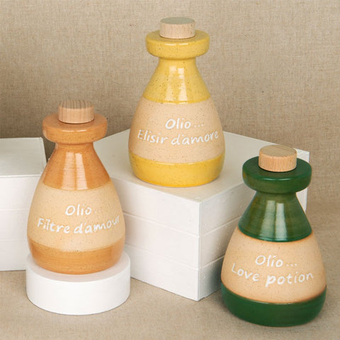 Oliera in Porcellana con Tappo Legno Collezione Ulivo Acquista