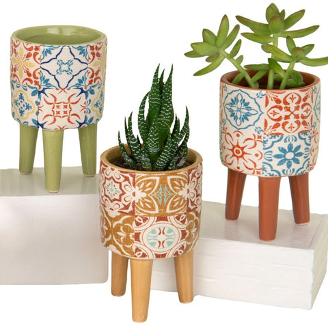 Vaso Portapiante in Maiolica per Matrimoni e Comunioni Acquista