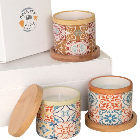 Candela Maiolica Bomboniera Originale per Nozze Acquista su