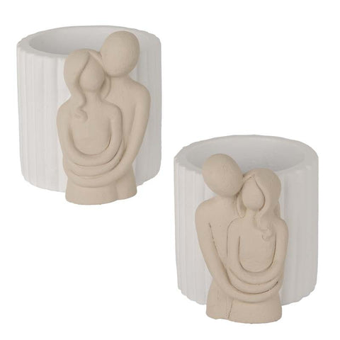 Vaso Portapiante con Coppia Bomboniere Innovative