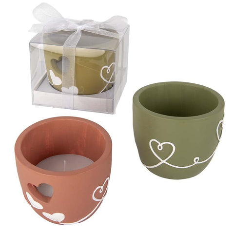 Portacandele in Terracotta: Un'Idea Originale