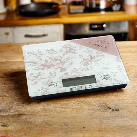 Bomboniera Bilancia da Cucina linea Flora Rosa Madrhelen