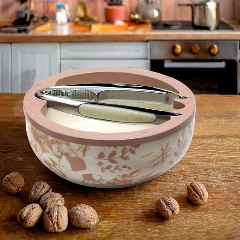 Ciotola Schiaccianoci Linea Flora Bomboniere Matrimonio