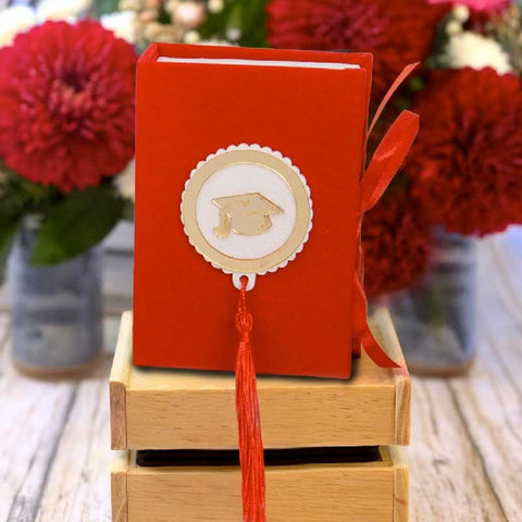 Scatolina Portaconfetti Libro per Laurea