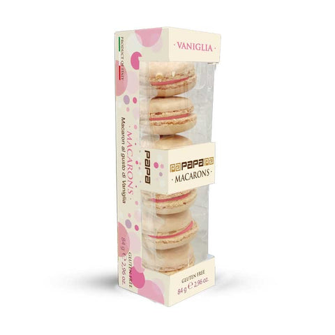 Macaron Vaniglia Rosa Papa 6 pz Acquista su BomboniereCoiFiocchi