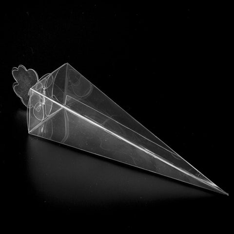 Cono portaconfetti in pvc cm 4x4x15