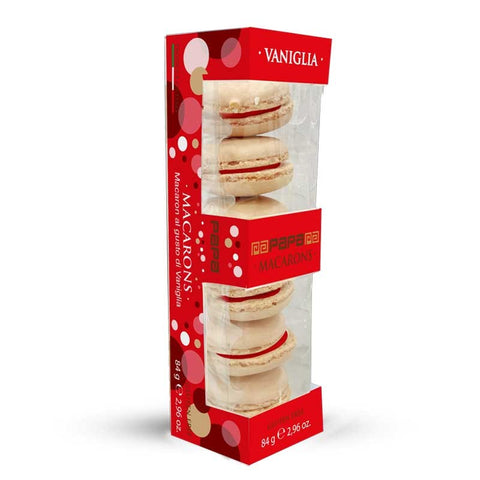 Macaron Vaniglia Rosso per Laurea Papa 6 pz Acquista su