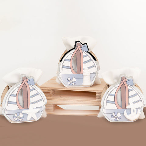 Scatolina barca a vela porta confetti Festeggia con stile