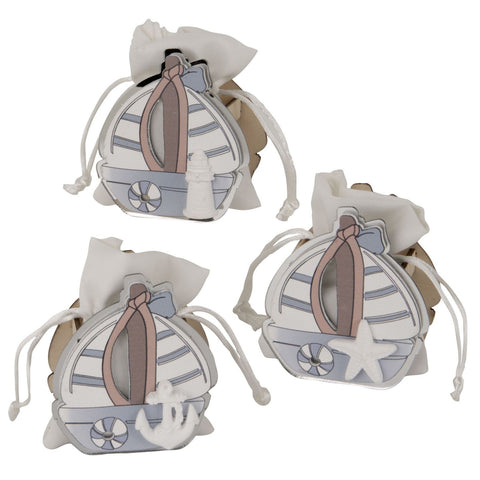 Scatolina barca a vela porta confetti Festeggia con stile