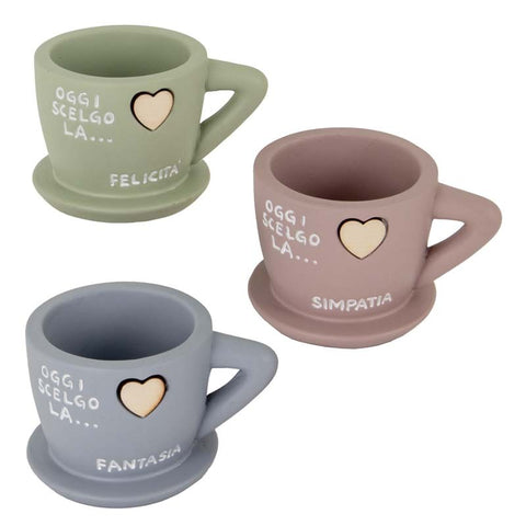 Bomboniera Vaso Porta Piante a Forma di Tazza