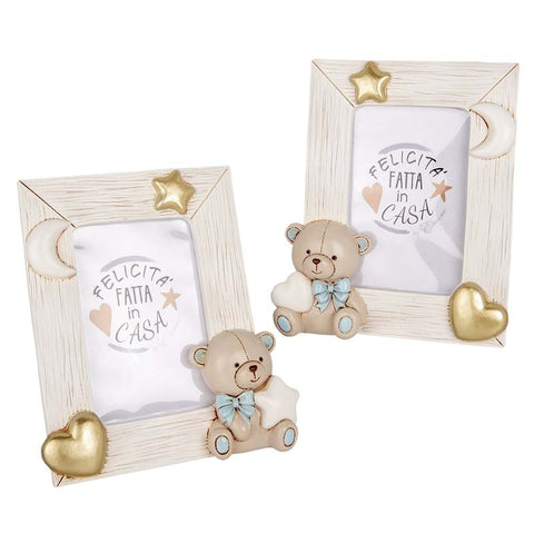 Portafoto Orsetto per Battesimo e Compleanno Bimbo